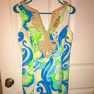 Lilly Pulitzer Janice Crystal Coast Shift Size 6